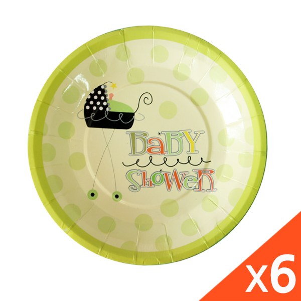 베이비샤워 접시 / 일회용파티접시 어린이생일파티용품 생일파티꾸미기