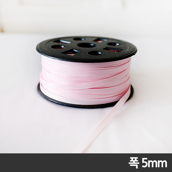 마무리 골직 리본테이프 핑크 5mm_리본끈 셀프백일상 돌상소품 100일상 홈파티용품